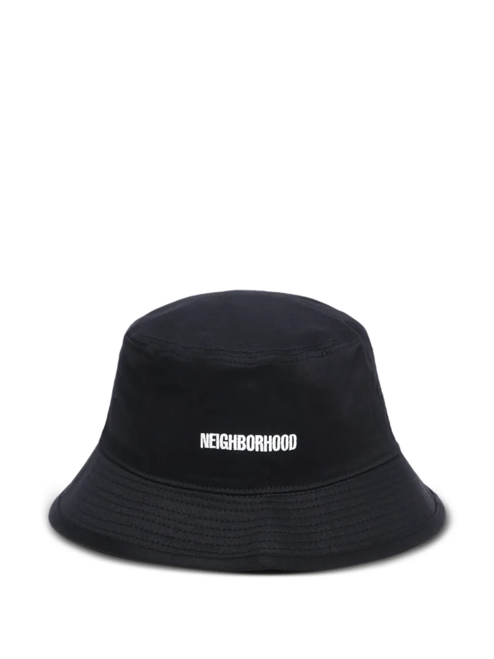 Neighborhood Katoenen vissershoed met logo Zwart