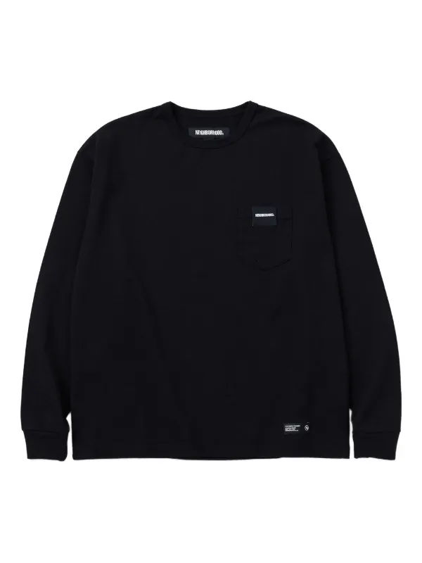neighborhood ロンT Neighborhood ロングTシャツ | ブラック | FARFETCH JP