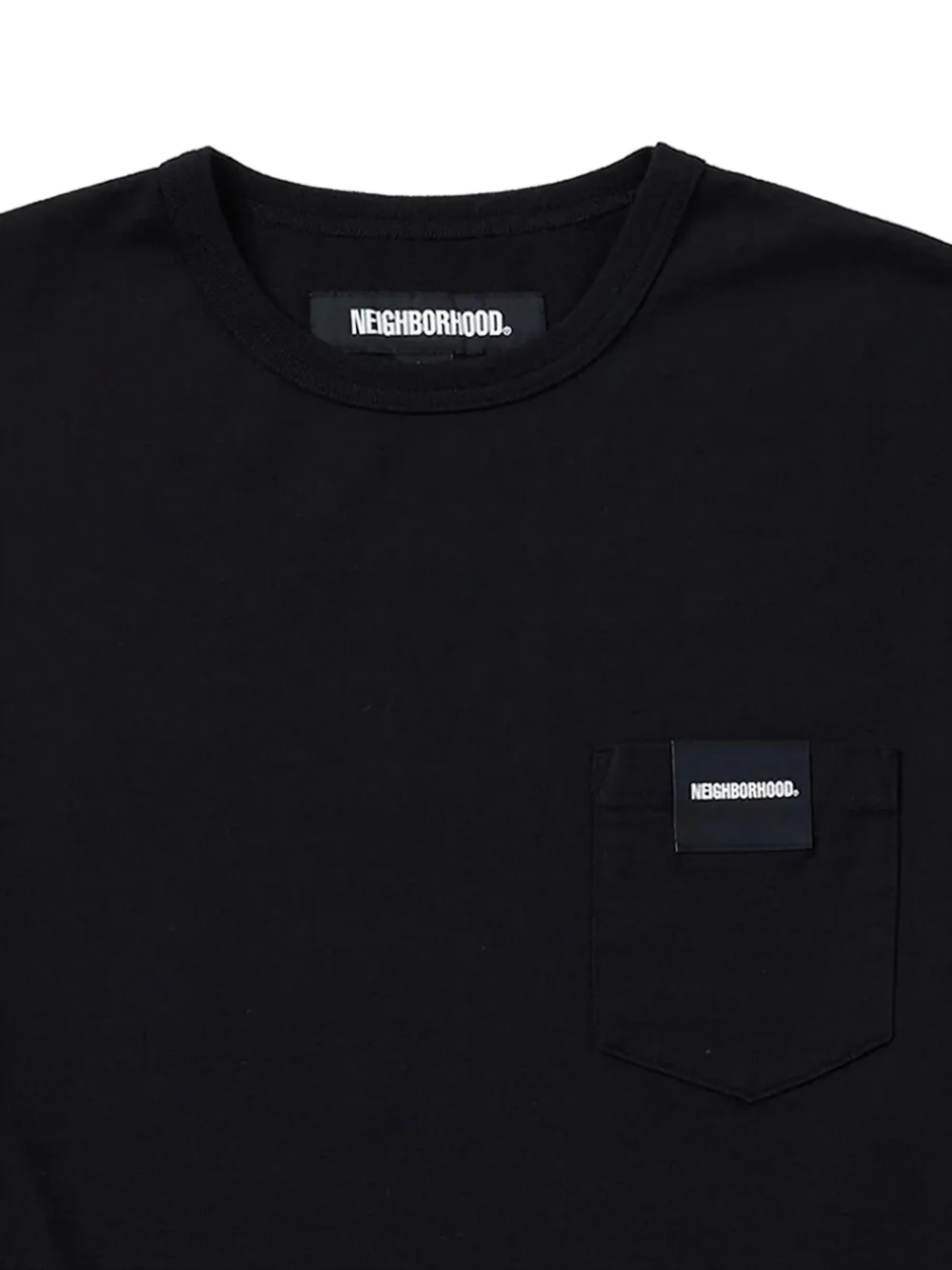Neighborhood long-sleeves T-shirt - Zwart