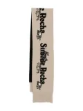 Simone Rocha logo-printed scarf - Brown