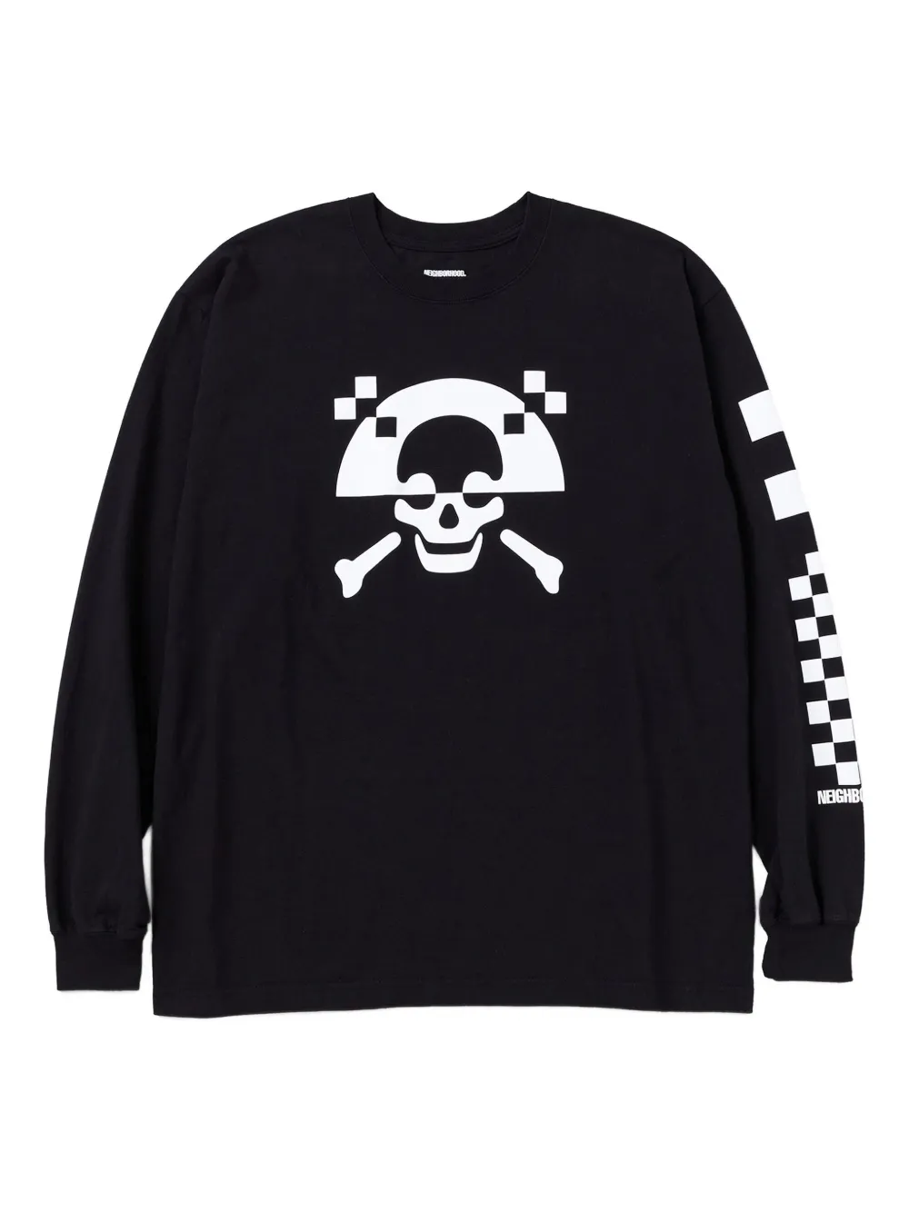 Neighborhood skull-print long-sleeve T-shirt - ブラック Neighborhood skull-print long-sleeve T-shirt - ブラック