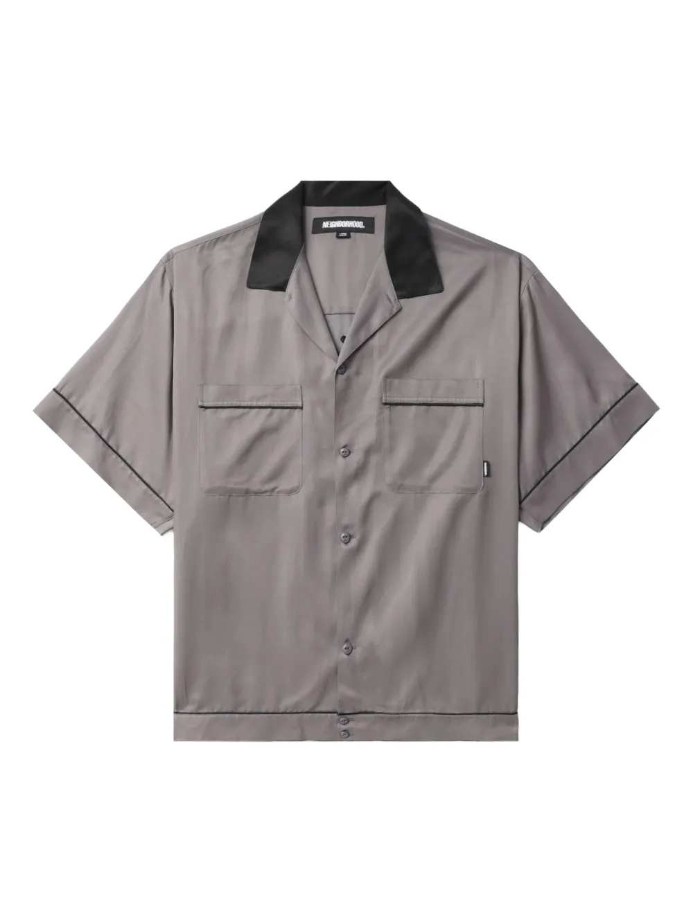 Neighborhood short-sleeve pocket bowling shirt | Grey | Image 1