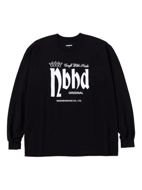 Neighborhood logo-print long-sleeve T-shirt
