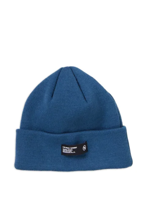 Neighborhood label-detail beanie hat