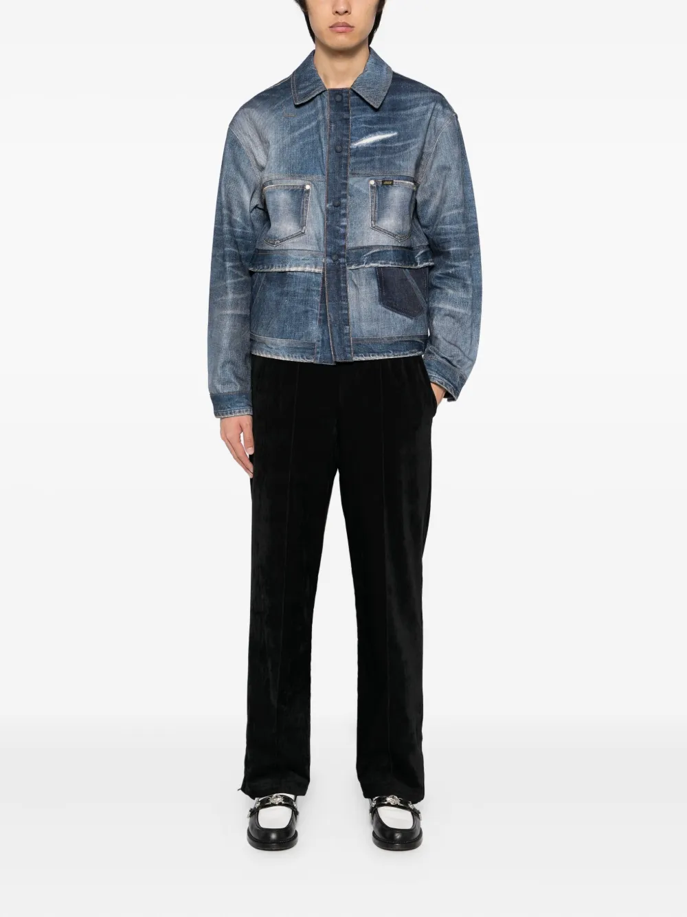 Toga Broek met wijde pijpen - Zwart