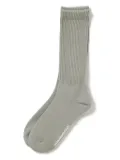 Neighborhood ribbed cotton socks - Grey