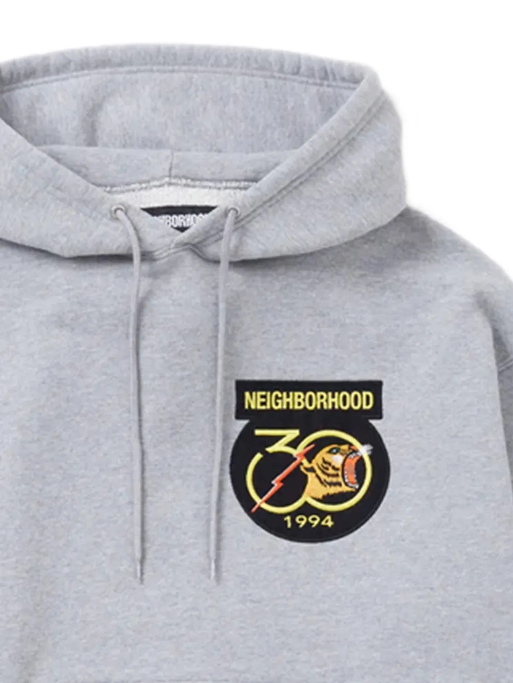 Neighborhood Hoodie met geborduurd logo GRAY