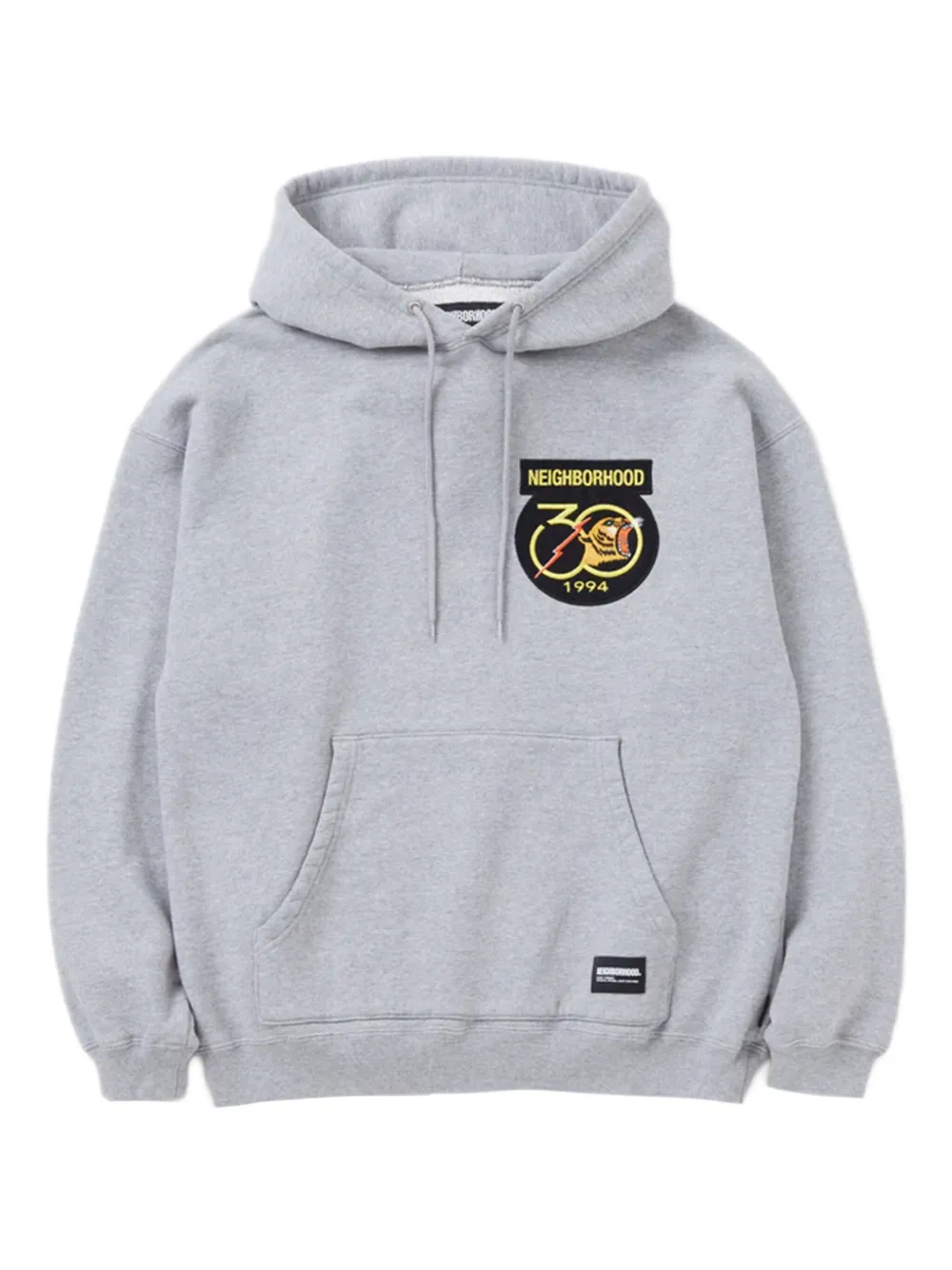 Neighborhood Hoodie met geborduurd logo GRAY