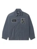 Neighborhood patch-pocket zip-up jacket - Grey