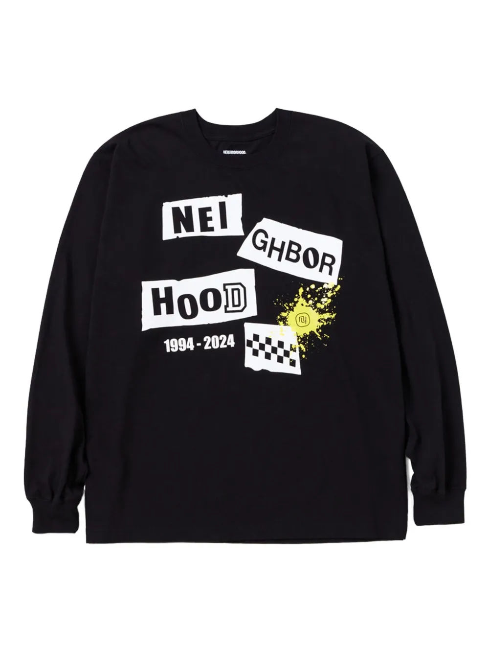 Neighborhood camiseta con motivo gráfico | negro | Image 1