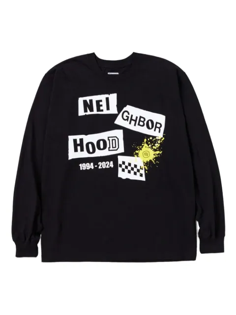 Neighborhood long-sleeve graphic T-shirt