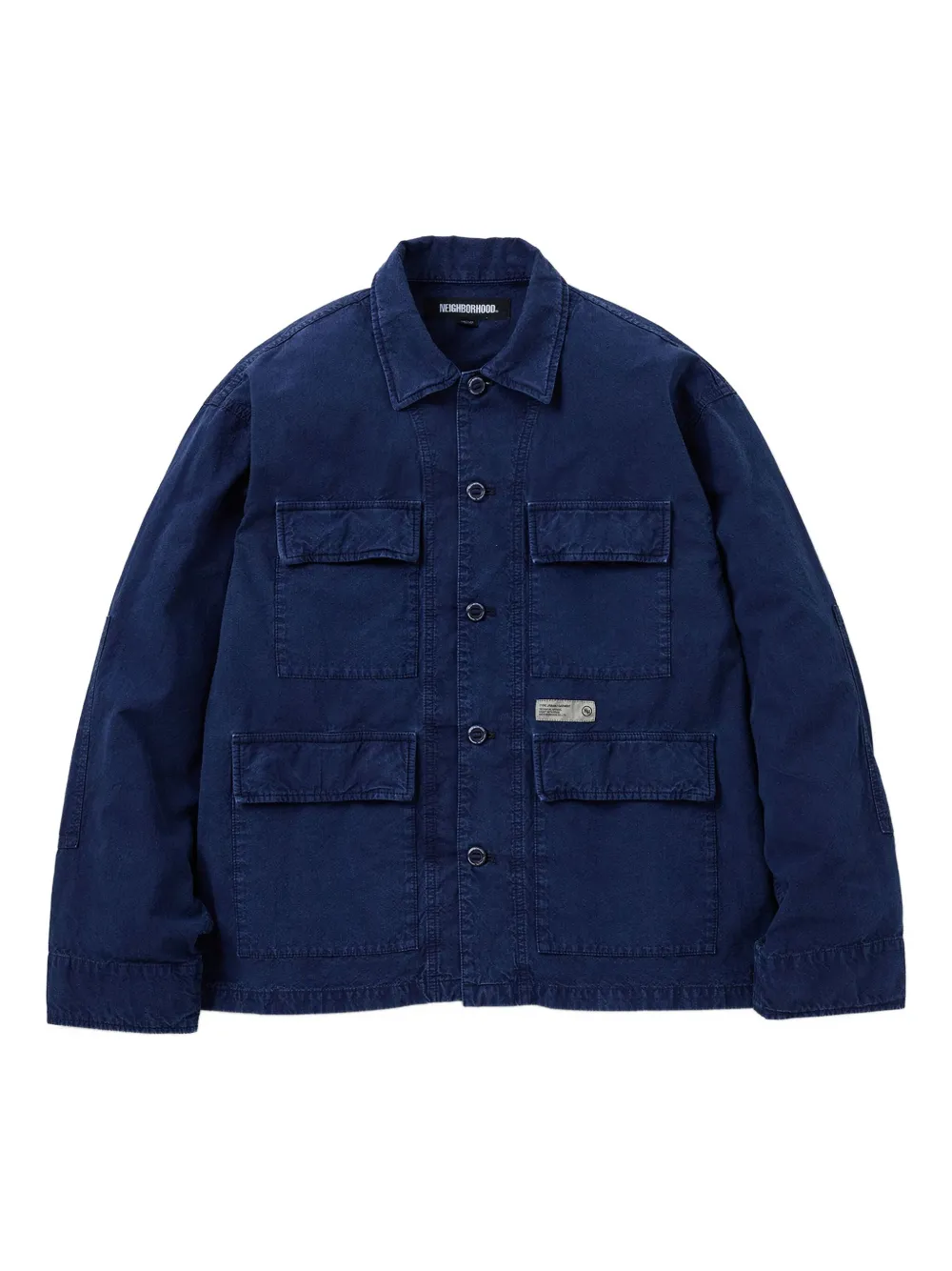 Neighborhood Shirtjack met meerdere zakken Blauw