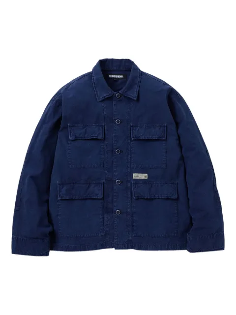 Neighborhood multi-pocket cotton shirt jacket 