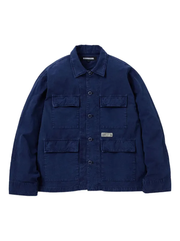 Neighborhood マルチポケット シャツジャケット | ブルー | FARFETCH JP
