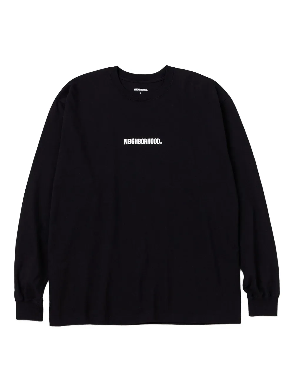 Neighborhood T-shirt met ronde hals Zwart
