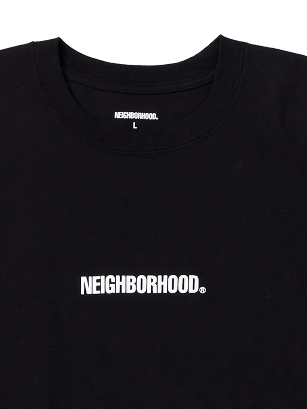 Neighborhood long-sleeve crew-neck T-shirt - Zwart