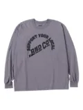 Neighborhood lettering-print long-sleeve T-shirt - Grey