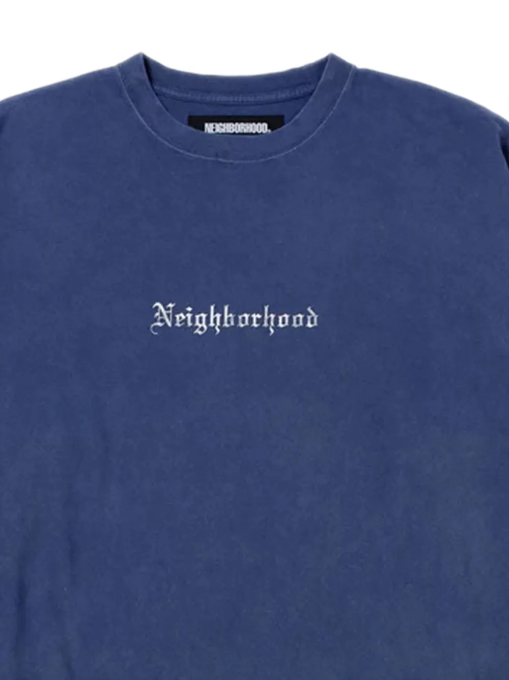 Neighborhood dip-dye long-sleeves T-shirt - Blauw