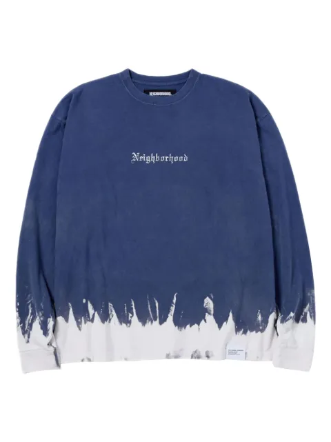 Neighborhood dip-dye long-sleeves T-shirt