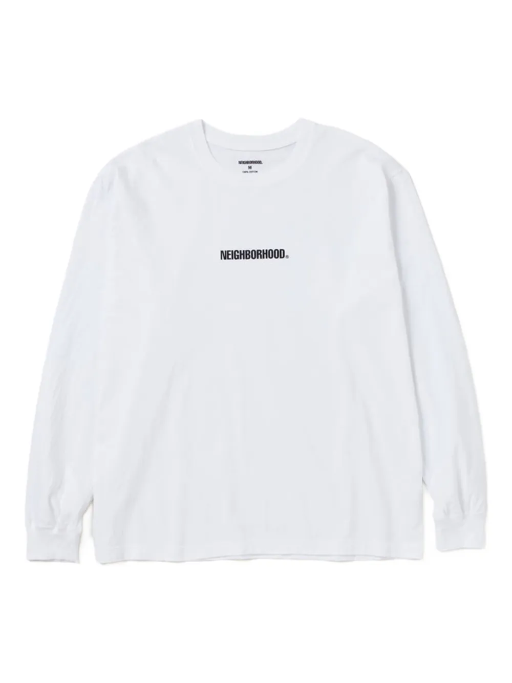 Neighborhood T-shirt met logoprint Wit
