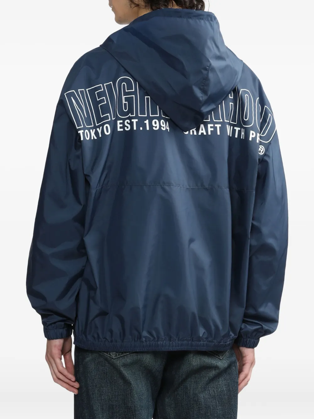 Neighborhood Jack met capuchon Blauw