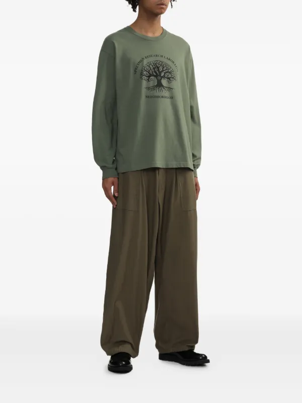 Neighborhood ロングTシャツ | グリーン | FARFETCH JP