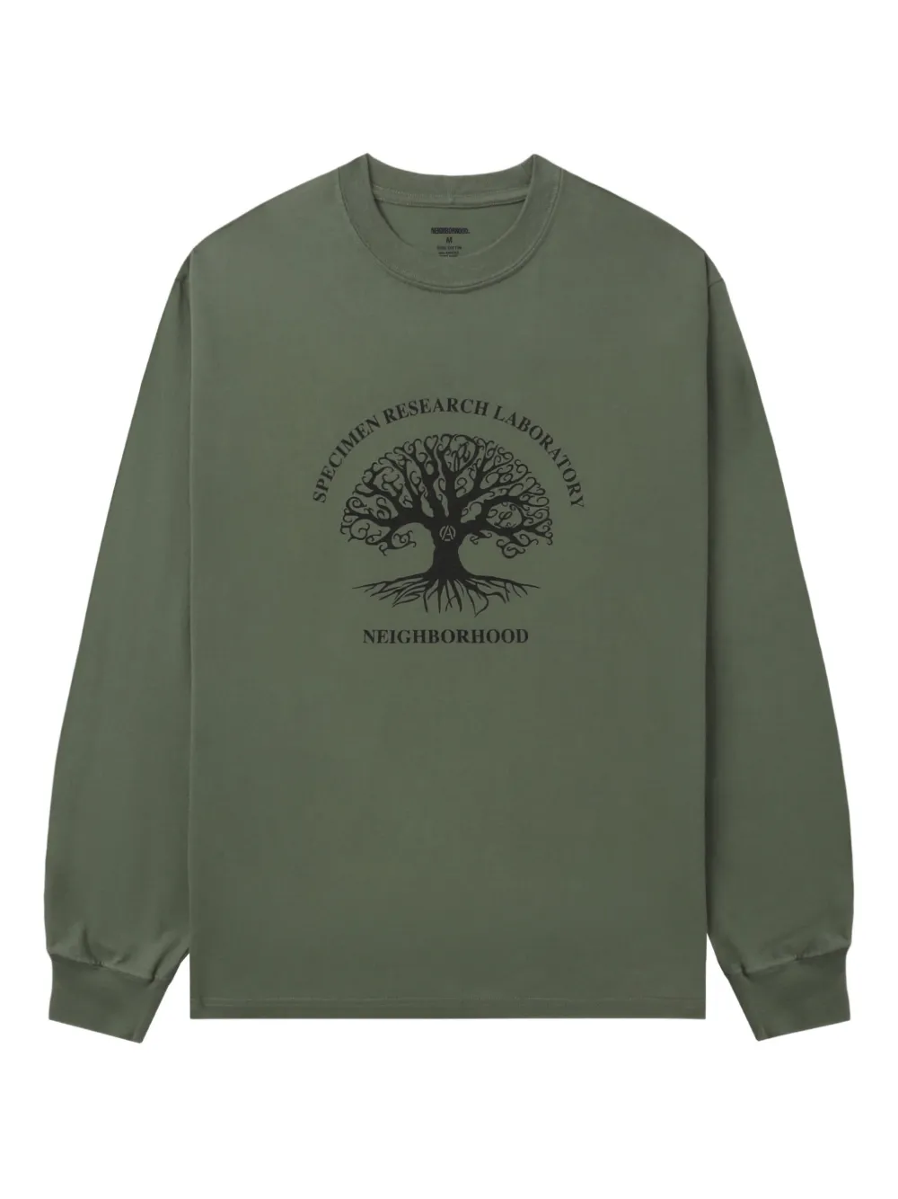 Neighborhood playera manga larga | verde | Image 1