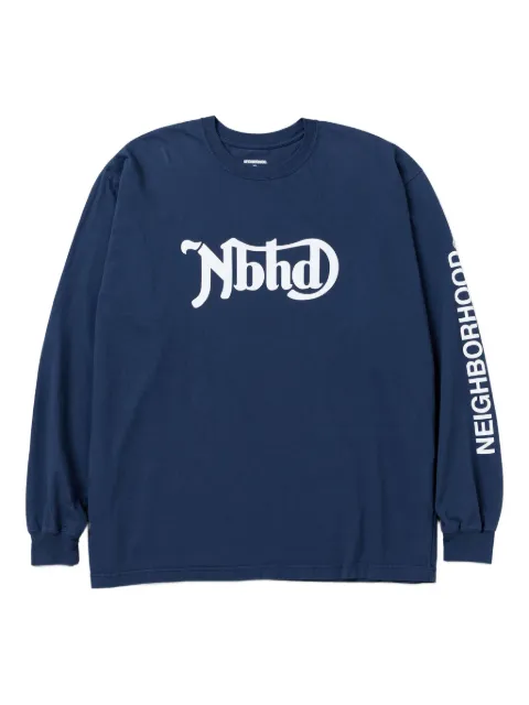 Neighborhood logo-print long-sleeve T-shirt