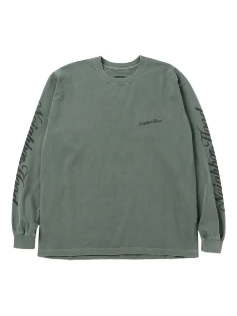 Neighborhood logo-print long-sleeve T-shirt