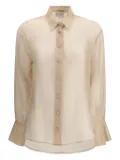 Forte Forte organza button-front shirt - Neutrals