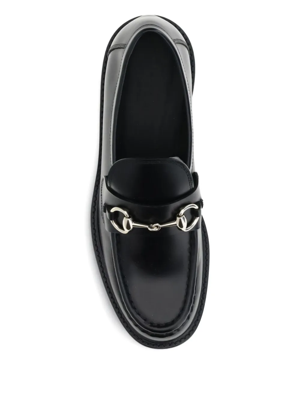 Gucci horsebit platform loafers Black
