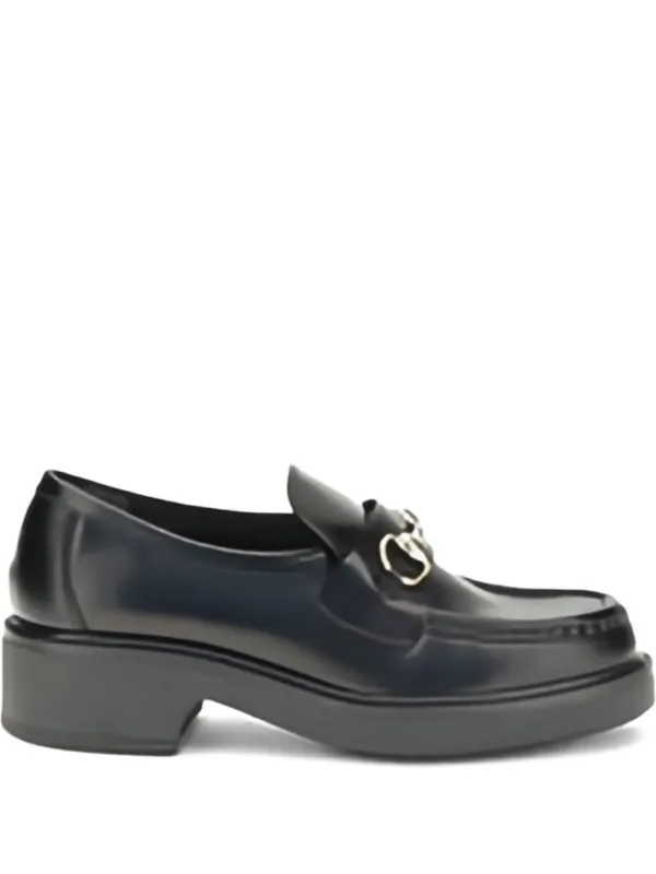 Gucci Horsebit Loafer Mit Plateau Schwarz FARFETCH DE