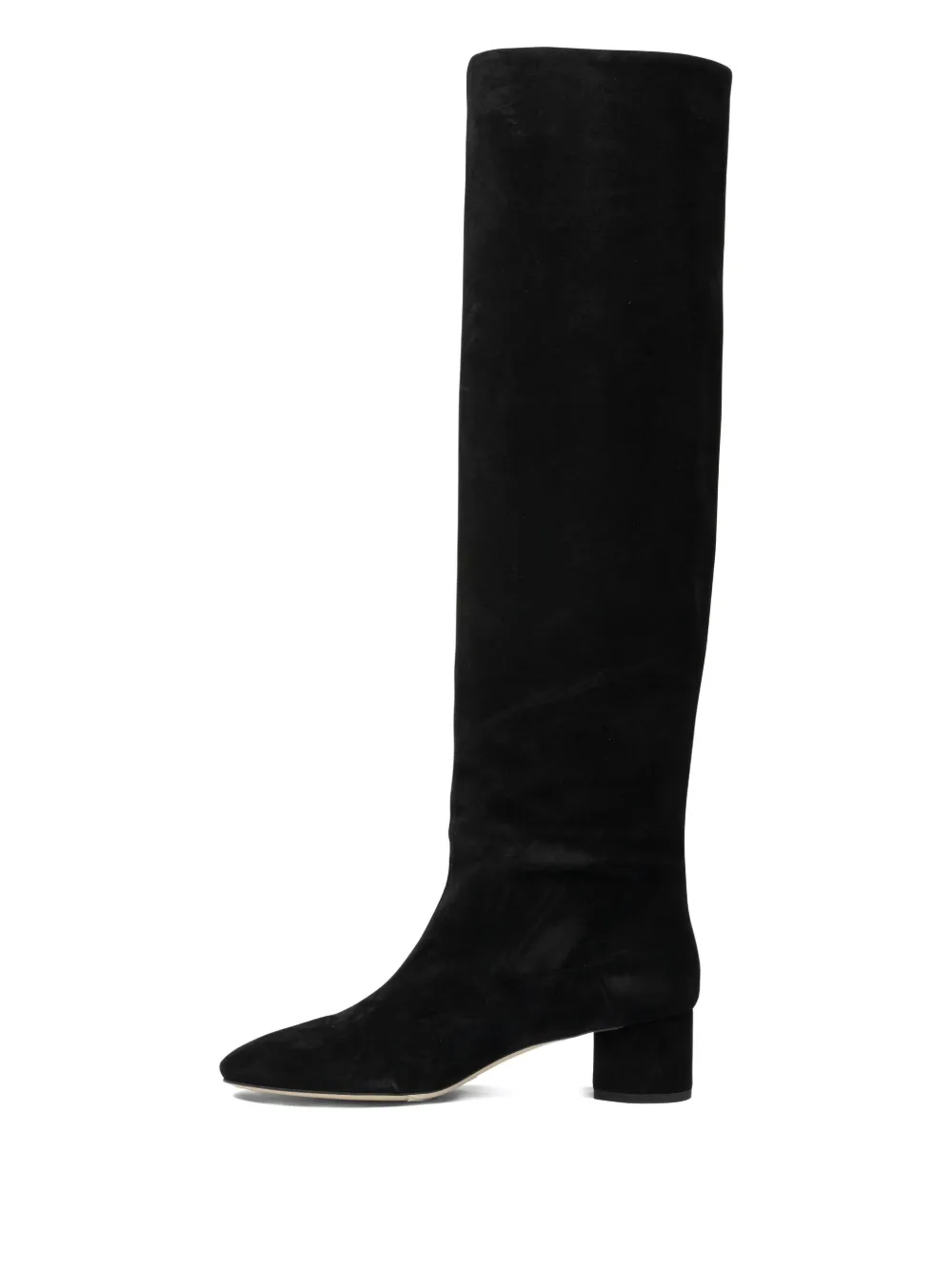 Aeyde 55mm Willa suede block-heel boots Black