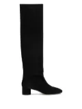 Aeyde 55mm Willa suede block-heel boots - Black