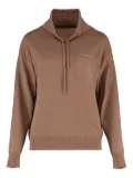 Peserico pocket turtleneck sweat - Brown