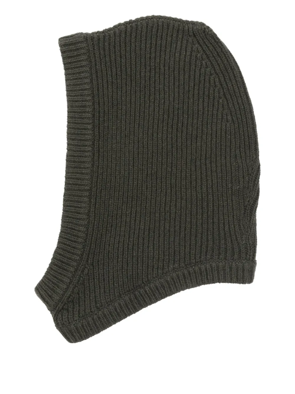 Rick Owens ribbed balaclava | Green | Image 1