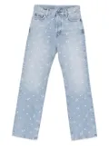 Fiorucci floral-print jeans - Blue