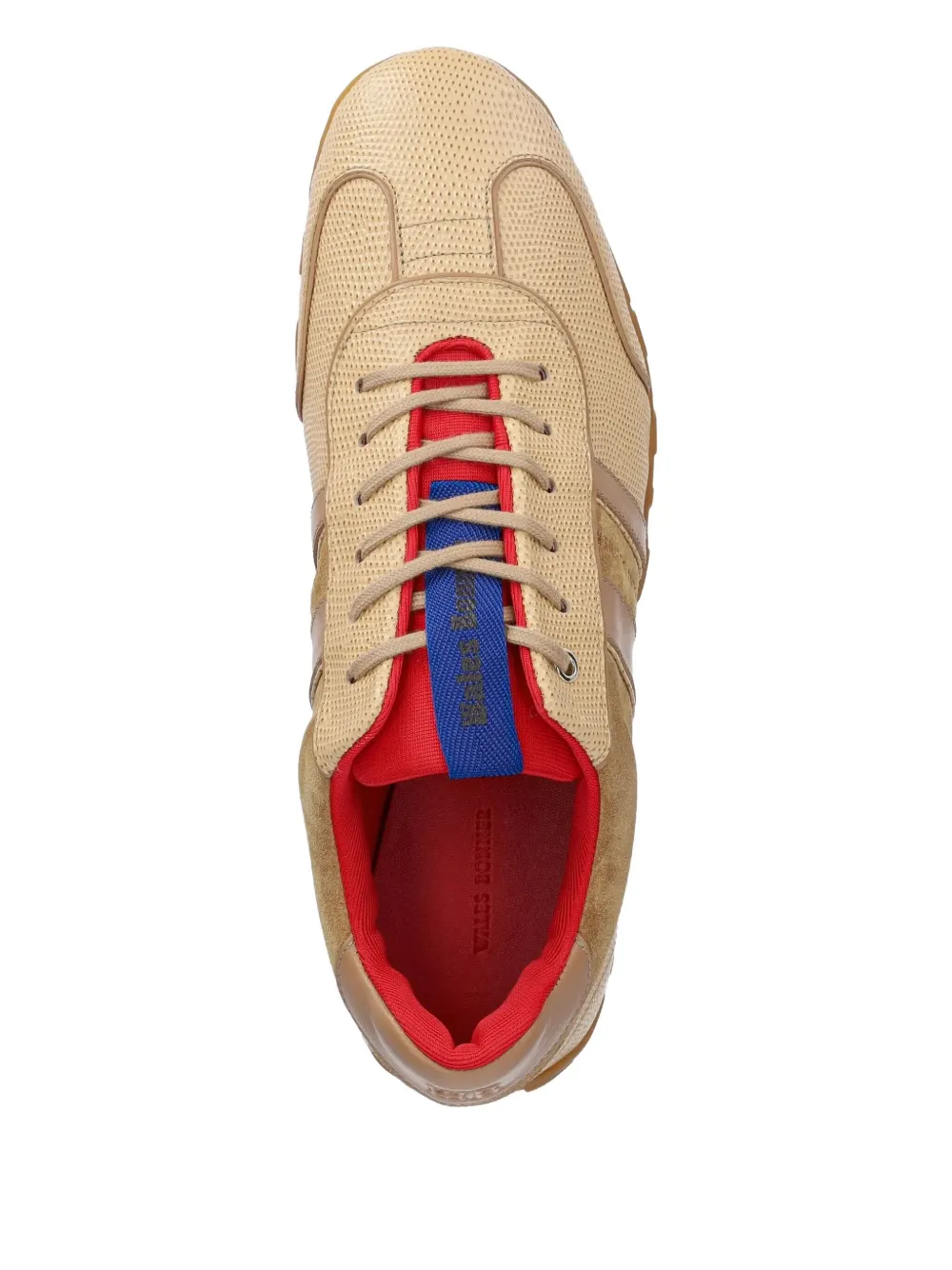 Wales Bonner Sneakers van suède leer met vlakken Beige
