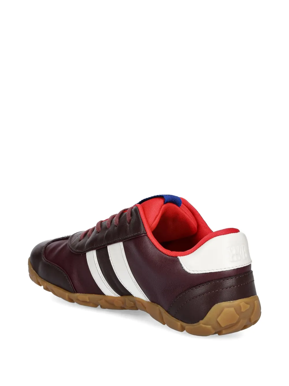Wales Bonner leather stripe sneakers Purple