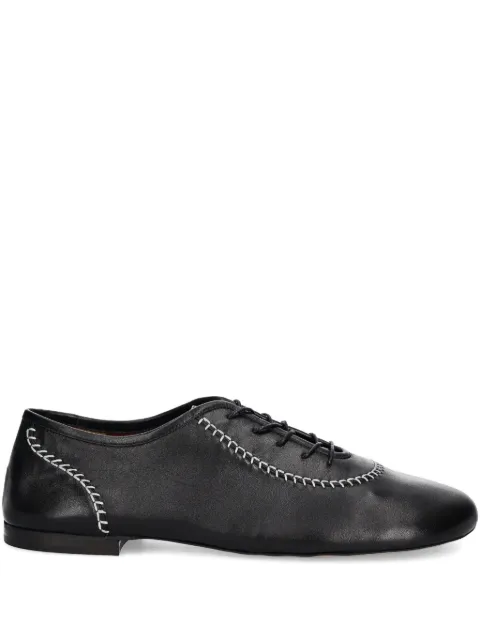 Wales Bonner contrast-stitching leather shoes