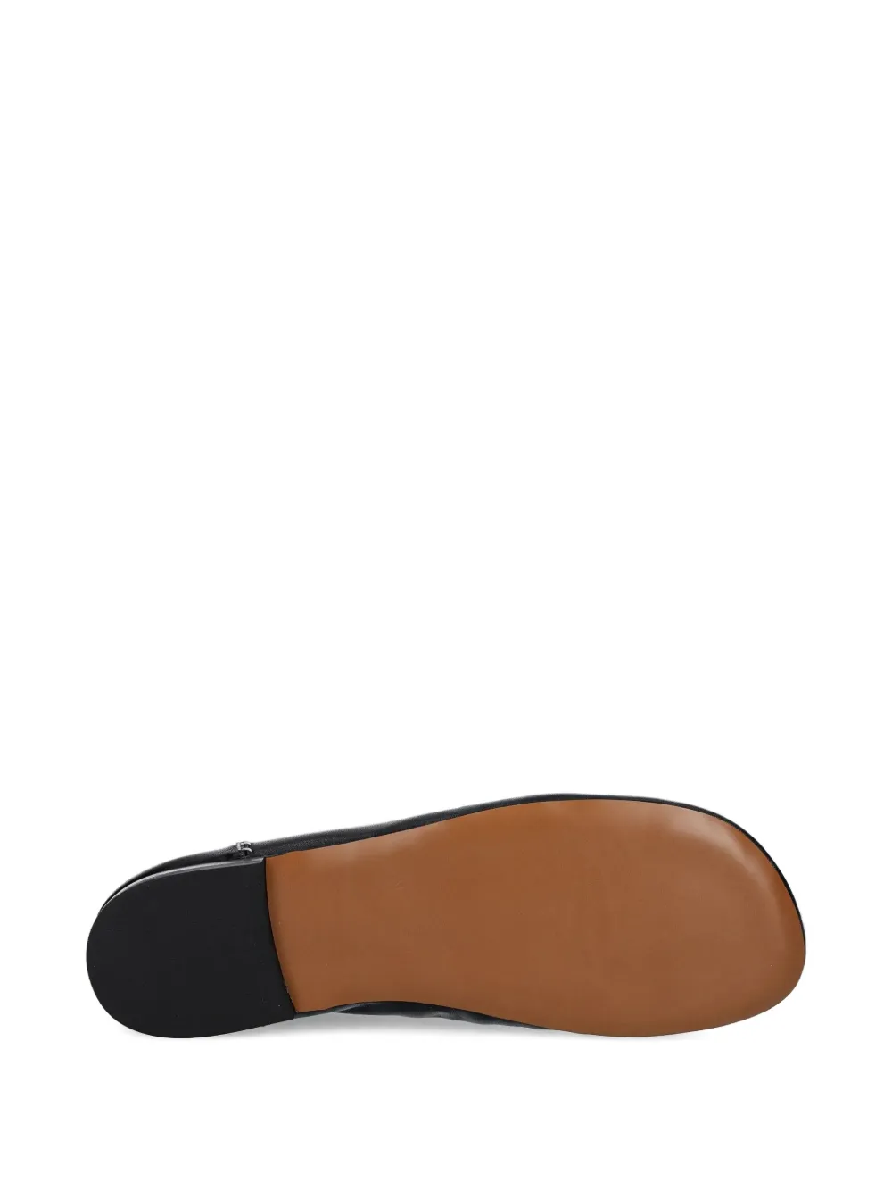 Wales Bonner contrast-stitching leather shoes Black