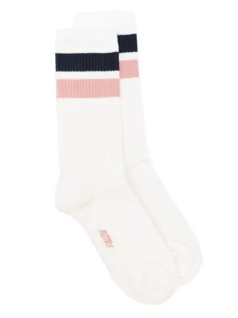 Autry striped ribbed socks