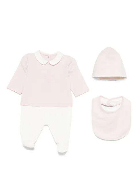 Fendi Kids embroidered-logo babygrow set