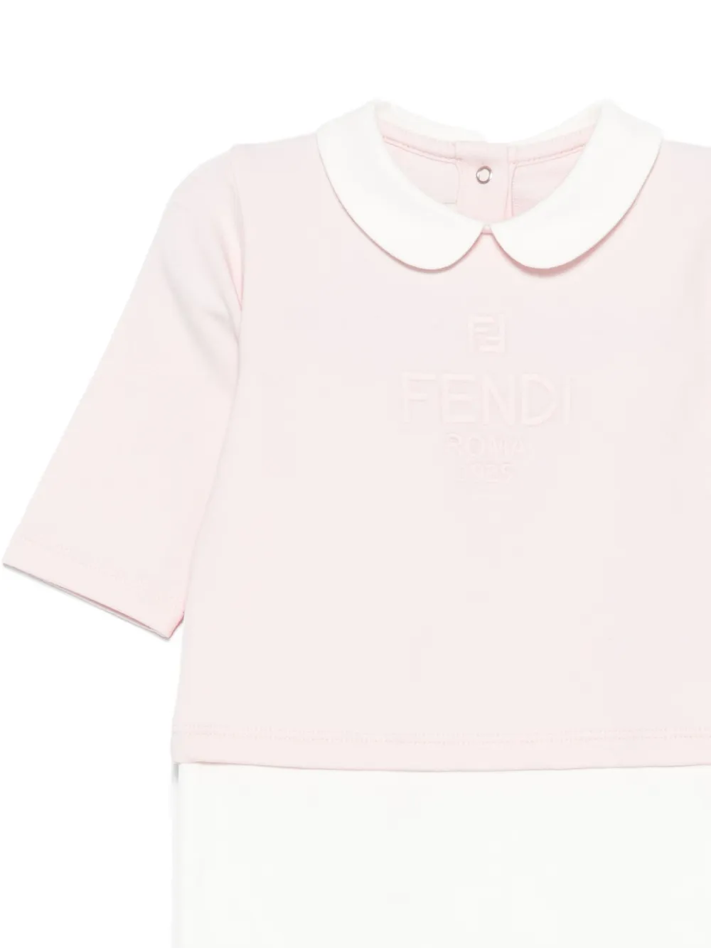 Fendi Kids embroidered-logo babygrow set | Babygrow Sets | Image 2