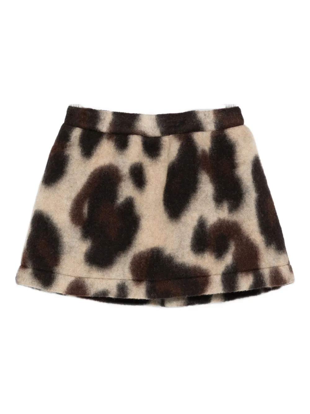 Douuod A-line Skirt In Animal Print