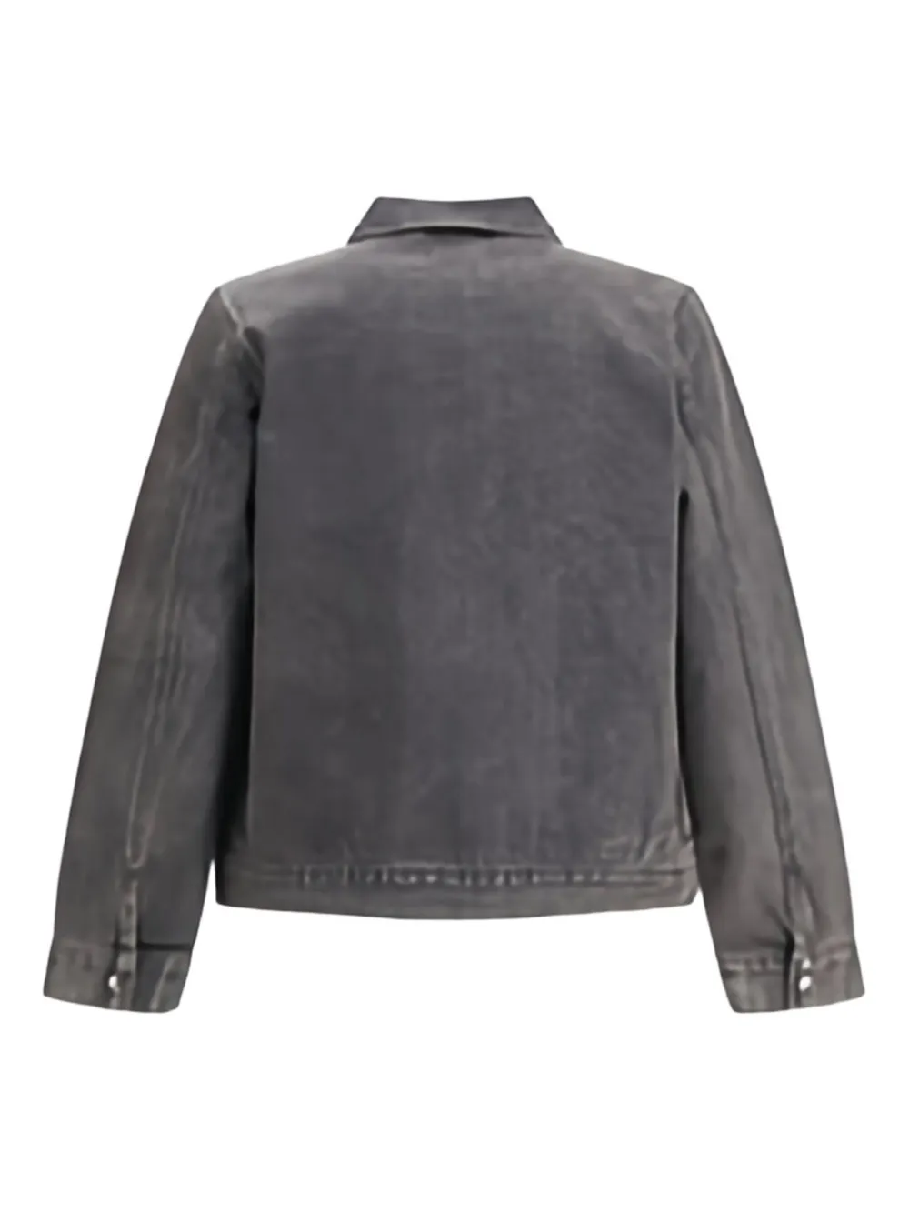 7 For All Mankind Zipper Long Sleeve Casual Jacket In Brown