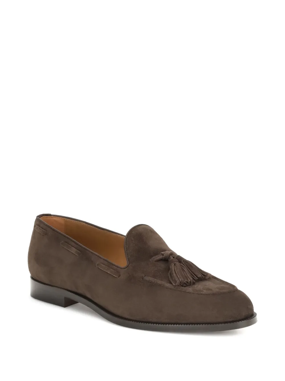 Loro Piana tassel suede loafers - Bruin