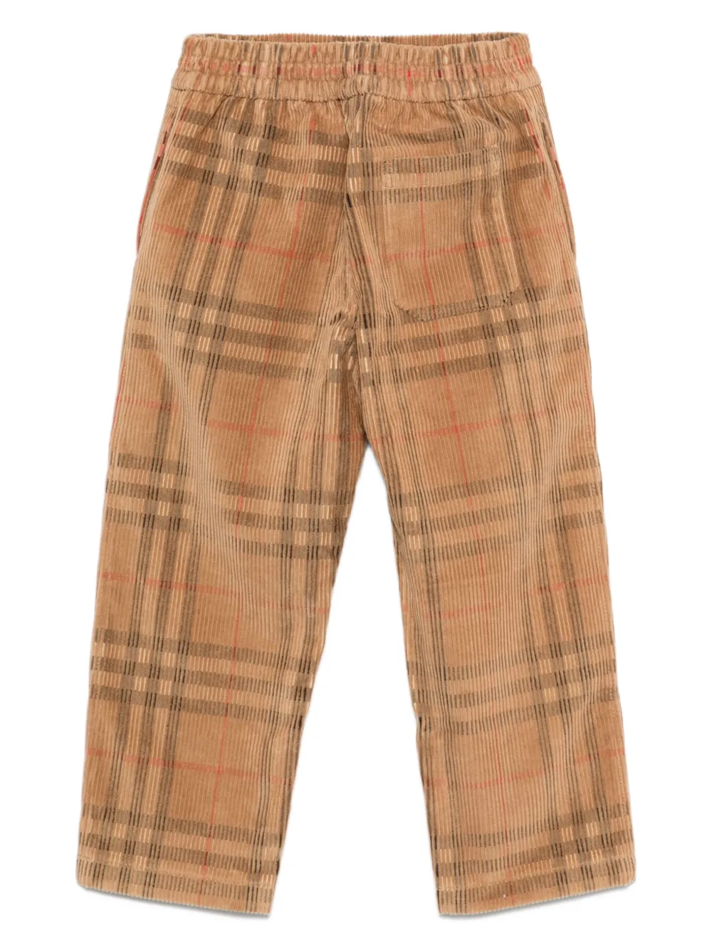 Burberry Kids checked corduroy trousers | Boys Casual Trousers | Image 2