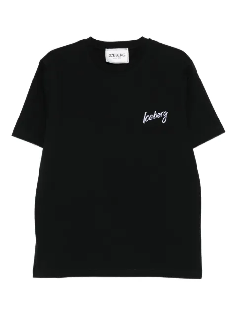 Iceberg logo crew-neck T-shirt