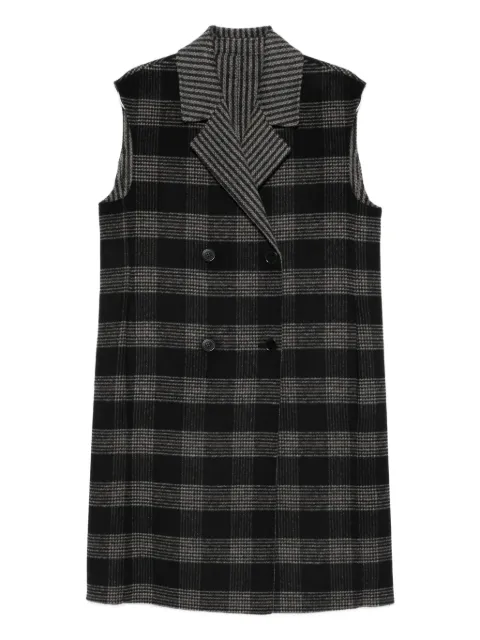 TWINSET checked double-breasted waistcoat